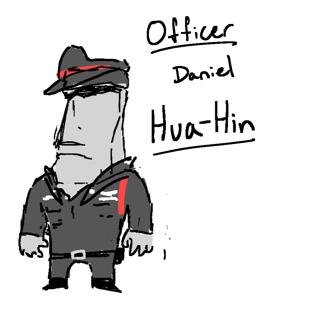 Officer Hua Hin concept art