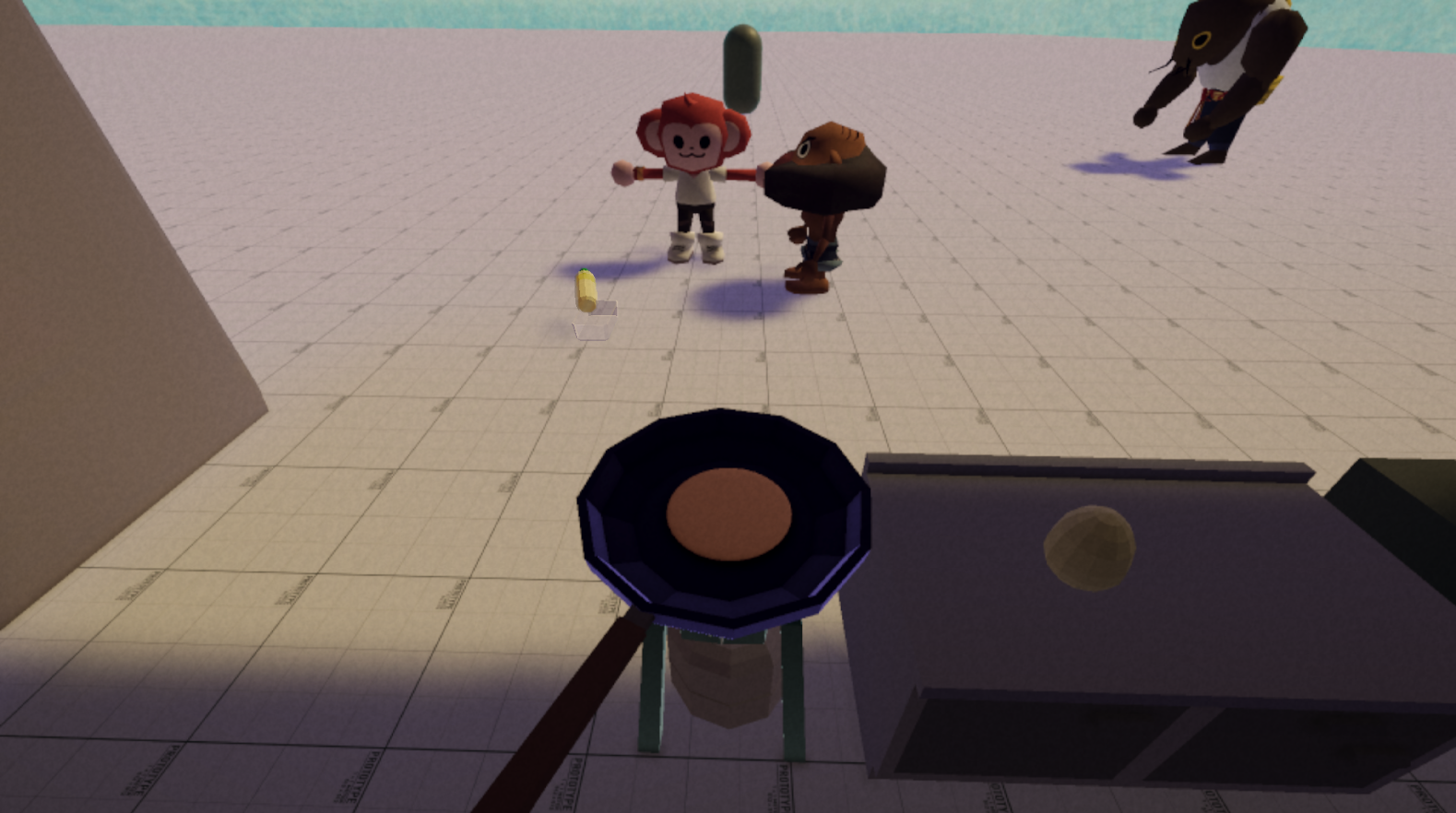 Core mechanic cooking gameplay view