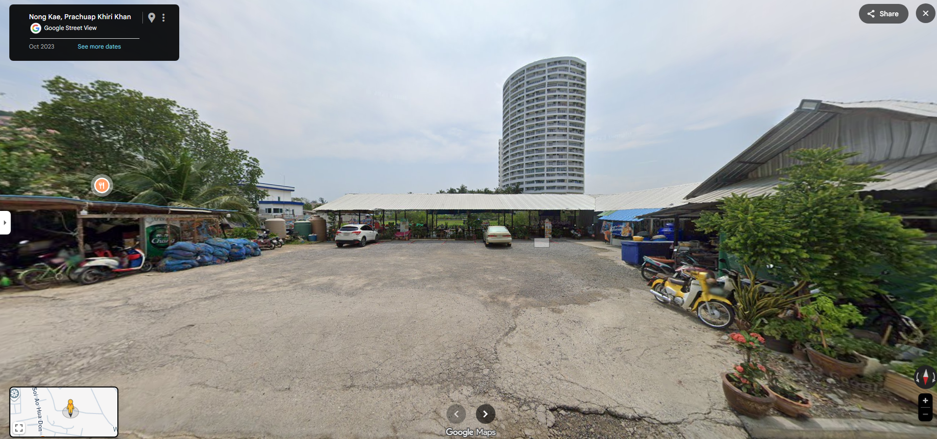 Real-world local reference area for the map